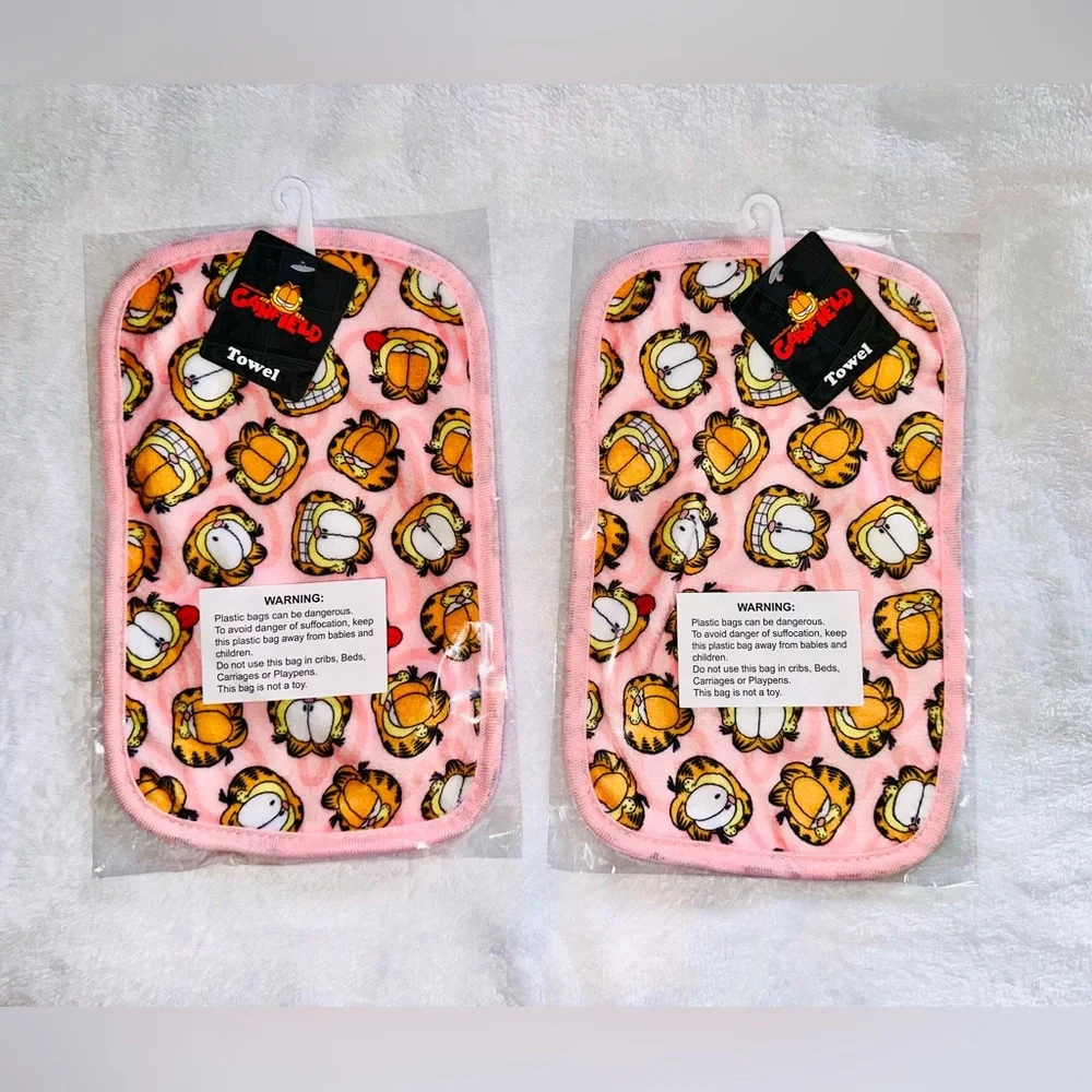 New Cute Garfield towel set